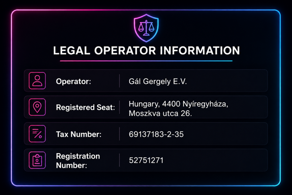 Legal operator information for LureLiveCams.com